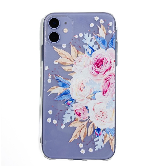 2/$10 iPhone 11 Pro Max Case Clear Flower Floral - Picture 7 of 7